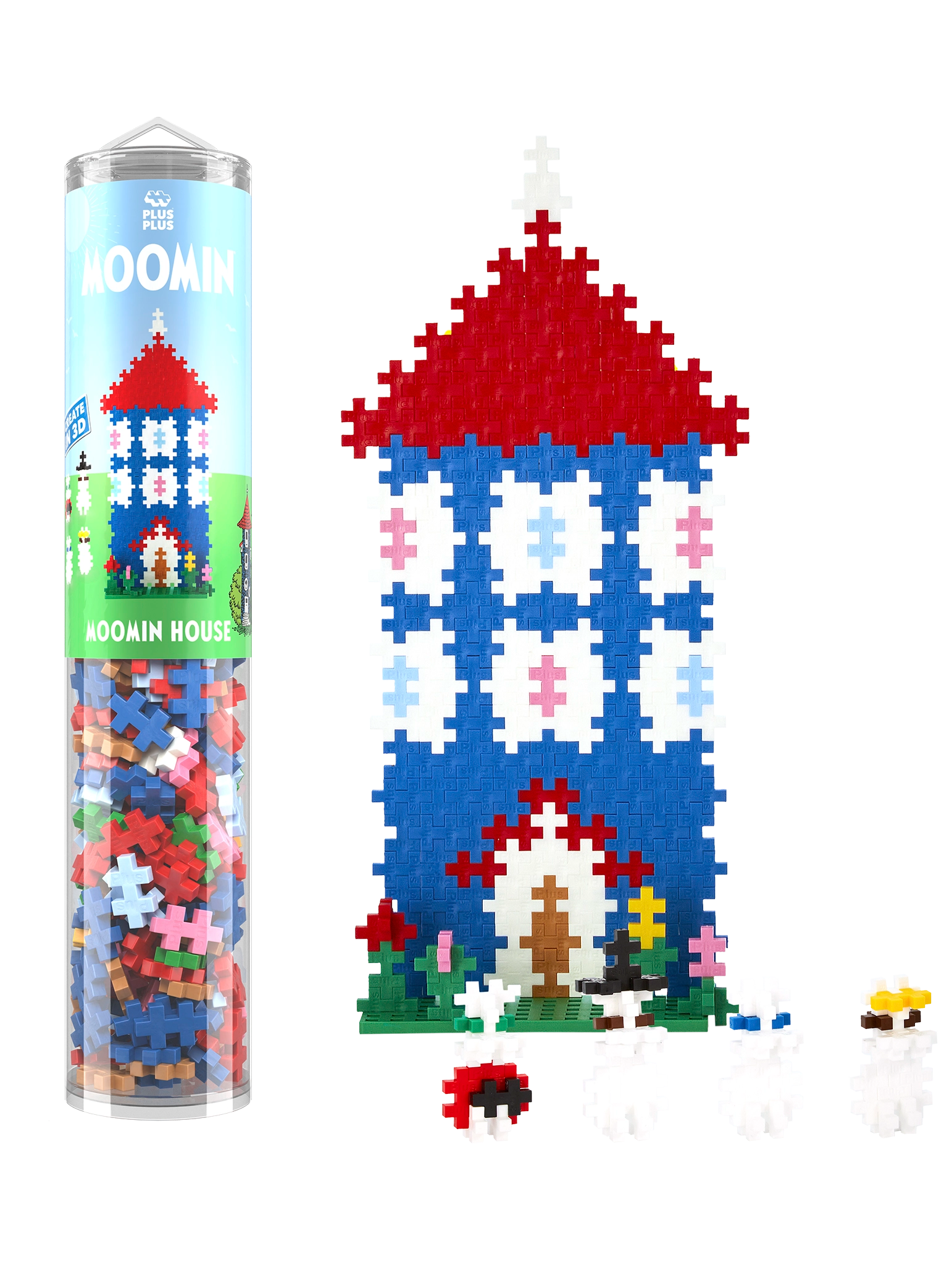 Moominhouse with Moomin Family - Puzzle by Number - 275 pcs